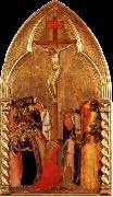 Bernardo Daddi Crucifixion oil painting